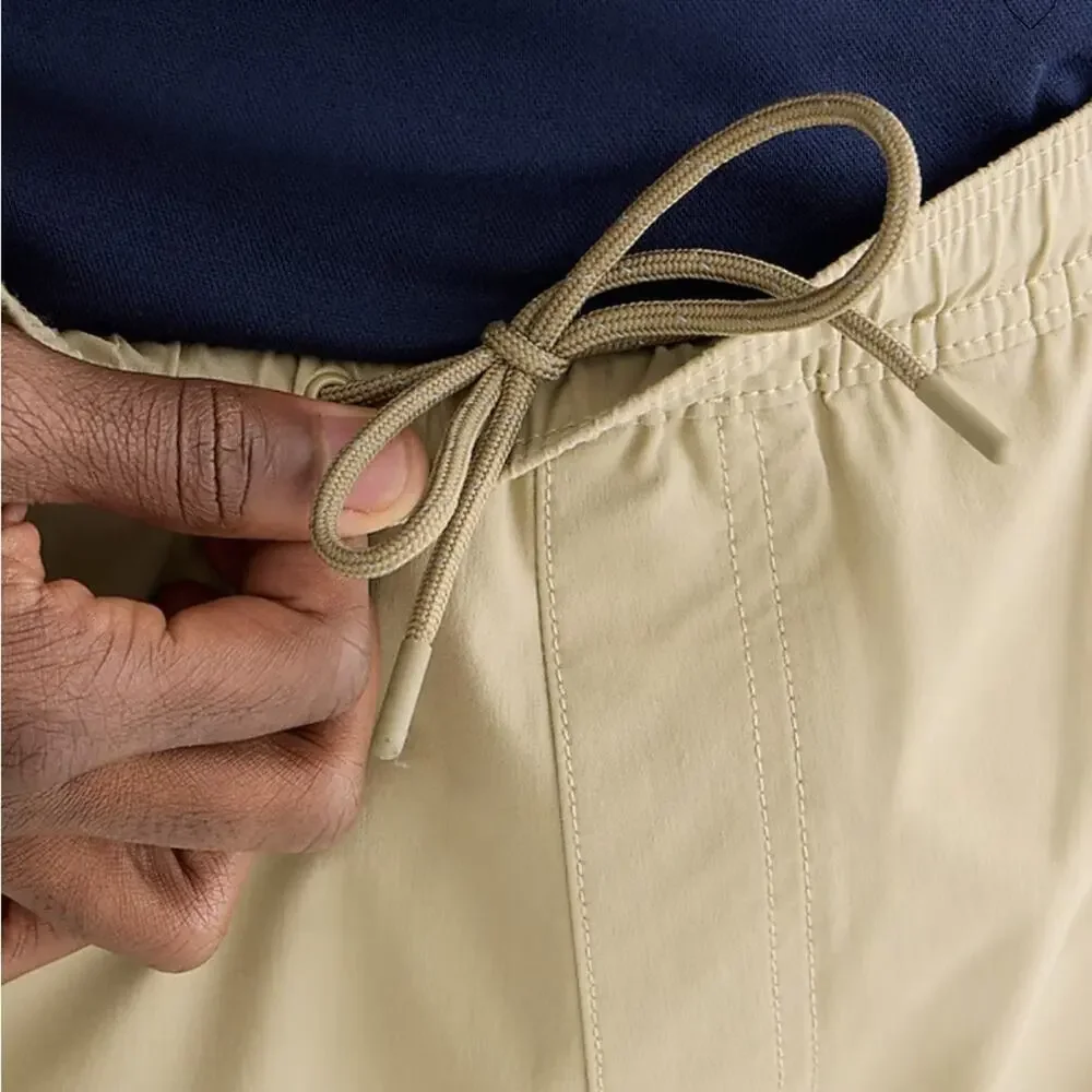 NWT J. Crew Tech Dock Pant Men’s Drawstring Khaki Tan Size XS